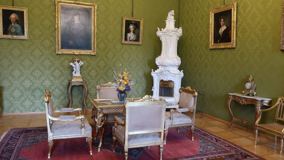 L’intérieur du château de Kynžvart, photo: Martina Schneibergová L’intérieur du château de Kynžvart, photo: Martina Schneibergová