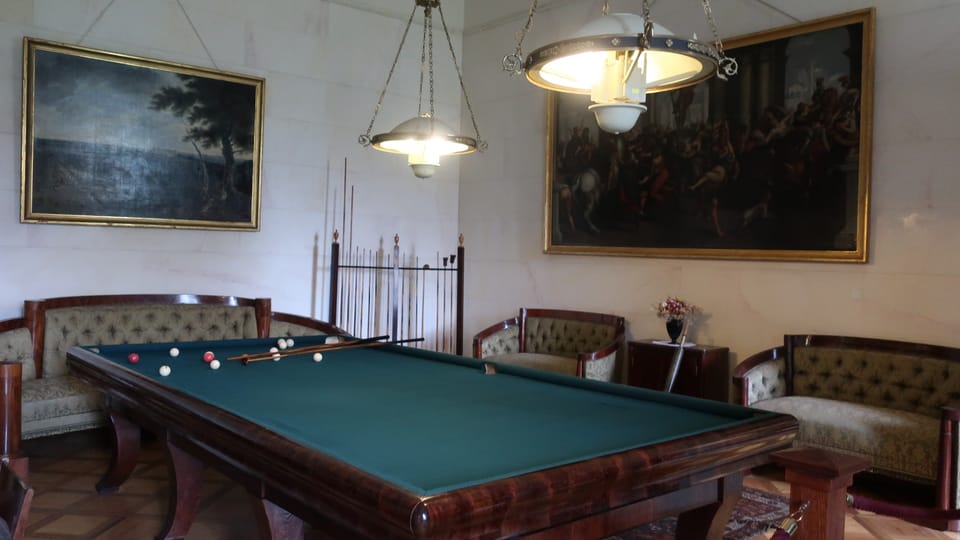 L’intérieur du château de Kynžvart, photo: Martina Schneibergová L’intérieur du château de Kynžvart, photo: Martina Schneibergová