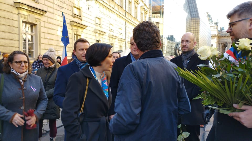 Le 17 novembre 2023 dans les rues de Prague | Photo: Igor Budykin, Radio Prague International Le 17 novembre 2023 dans les rues de Prague | Photo: Igor Budykin, Radio Prague International