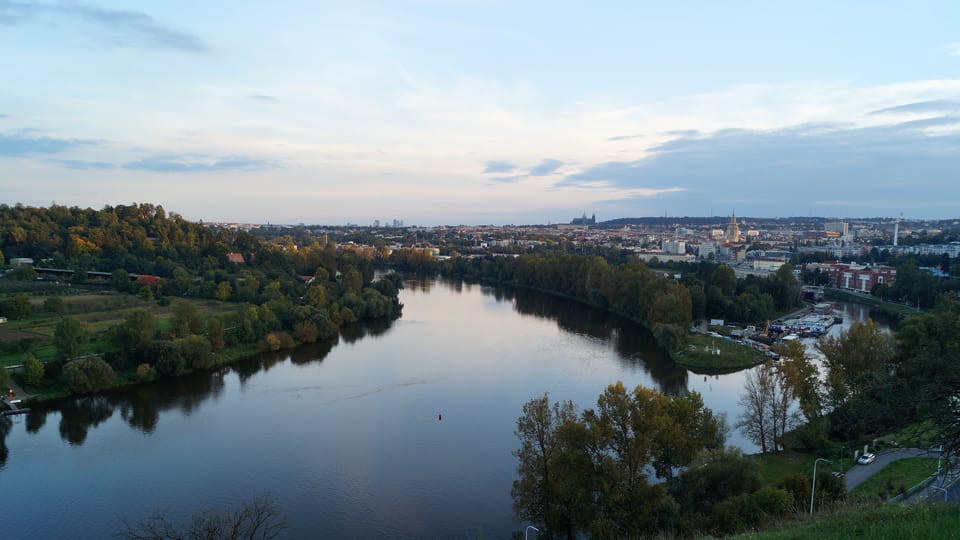 Le vue sur Vltava et l’île impériale  (Císařský ostrov) | Photo: Miloš Turek,  Radio Prague Int.