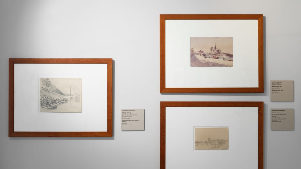 L’exposition Entre Prague et Paris | Photo: Galerie nationale de Prague L’exposition Entre Prague et Paris | Photo: Galerie nationale de Prague