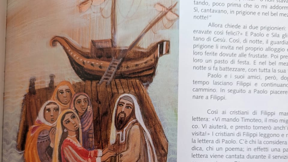 La Bible pour enfants, 'In cammino con Dio' | Photo: Magdalena Hrozínková, Radio Prague Int. La Bible pour enfants, 'In cammino con Dio' | Photo: Magdalena Hrozínková, Radio Prague Int.