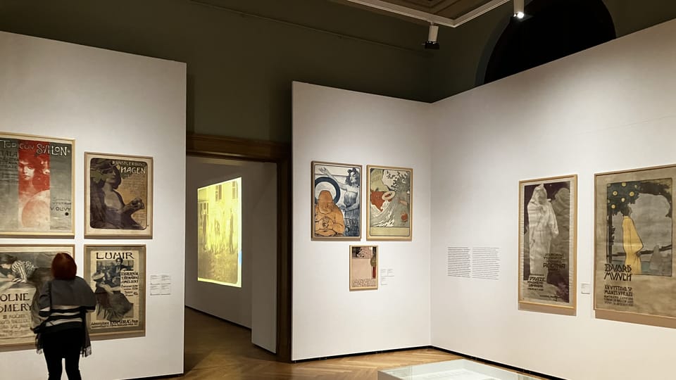 L’exposition 'La langue de l’affiche, 1890-1938' | Photo: Tom McEnchroe, Radio Prague Int. L’exposition 'La langue de l’affiche, 1890-1938' | Photo: Tom McEnchroe, Radio Prague Int.