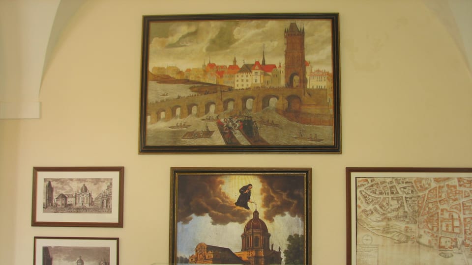 L'image unique de la tour du Pont de Judith, (la peinture du 19ème siècle), photo: Štěpánka Budková L'image unique de la tour du Pont de Judith, (la peinture du 19ème siècle), photo: Štěpánka Budková