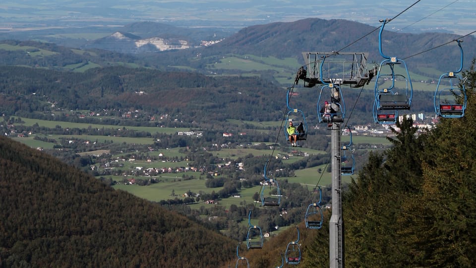 Le télésiège à Radhošť, photo: Ondřej Tomšů Le télésiège à Radhošť, photo: Ondřej Tomšů