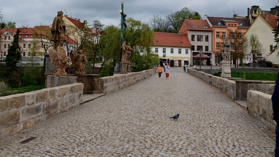 Le 'Pont du cerf' à Písek | Photo: Magdalena Hrozínková, Radio Prague Int. Le 'Pont du cerf' à Písek | Photo: Magdalena Hrozínková, Radio Prague Int.