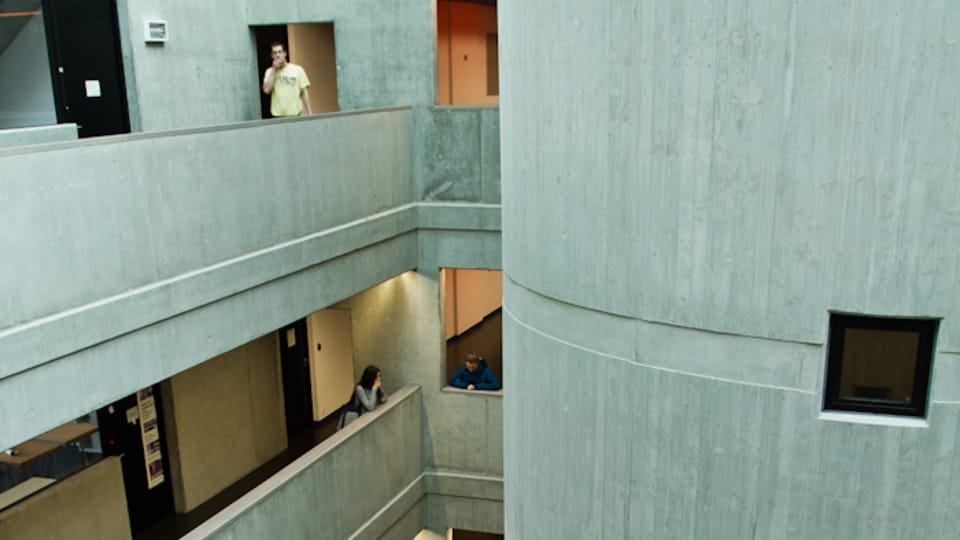 Le bâtiment de la faculté d’architecture de l’université polytechnique de Prague (ČVUT) | Photo: Pavel Cyprich, ČRo Le bâtiment de la faculté d’architecture de l’université polytechnique de Prague (ČVUT) | Photo: Pavel Cyprich, ČRo