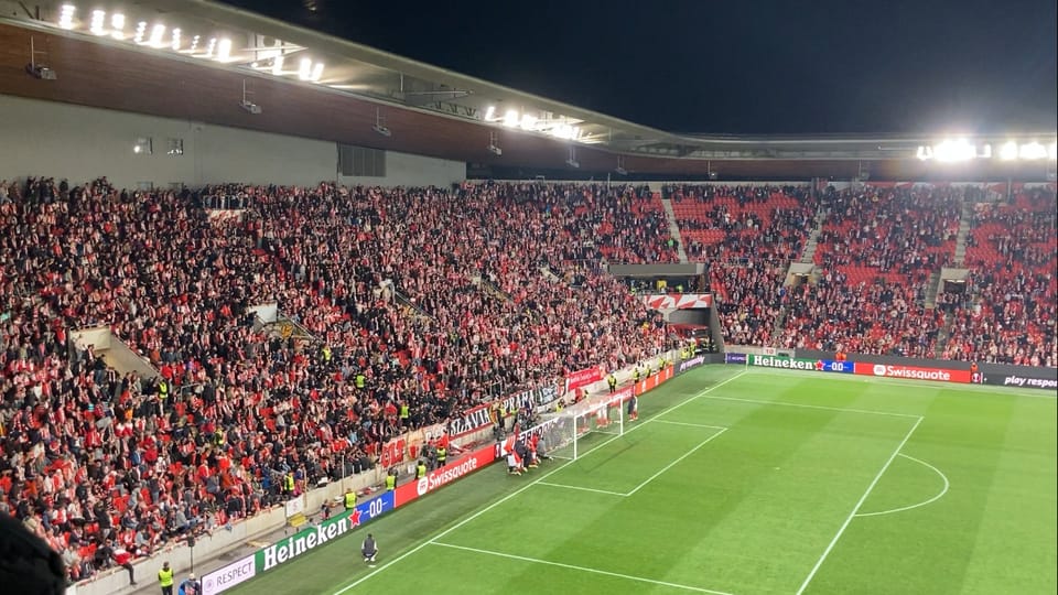 Slavia Prague - Sheriff Tiraspol | Photo: Radio Prague Int. Slavia Prague - Sheriff Tiraspol | Photo: Radio Prague Int.