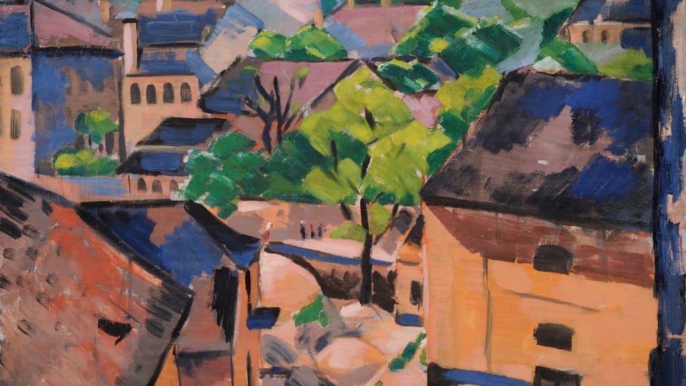 Václav Špála,  'Du Petit Côté',  1914 | Photo: Galerie d'art de Bohême de l'Ouest à Plzeň