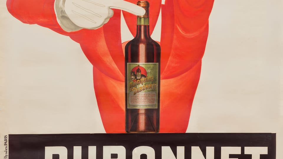 Leonetto Cappiello,  'Un Dubonnet. Vin Tonique au Quinquina',  1932 | Photo: Musée des arts décoratifs de Prague