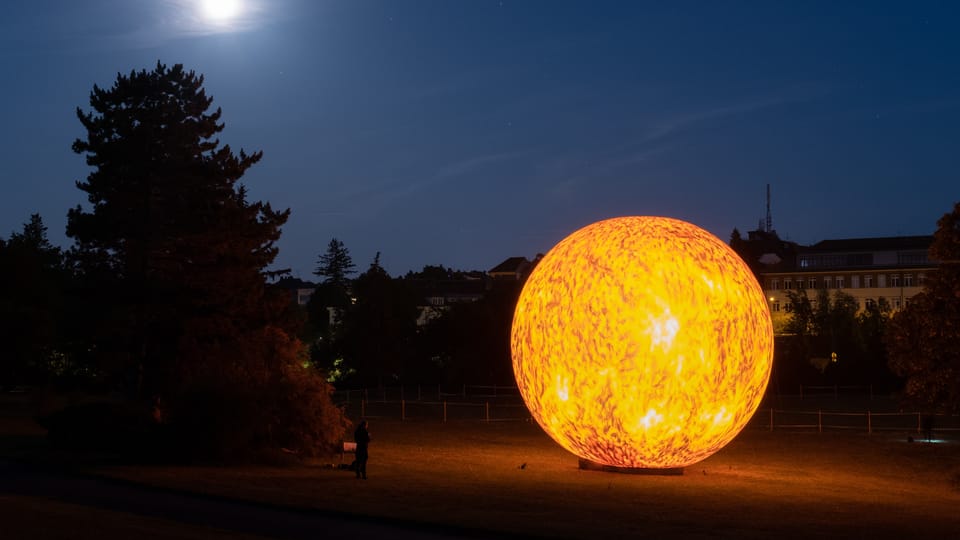 Le modèle du Soleil appelé l’Héliosphère | Photo: Pavel Gabzdyl, L’observatoire et le planétarium de Brno Le modèle du Soleil appelé l’Héliosphère | Photo: Pavel Gabzdyl, L’observatoire et le planétarium de Brno