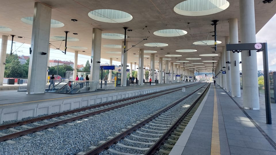 La gare de Prague-Bubny | Photo: Paul-Henri Perrain,  Radio Prague Int.