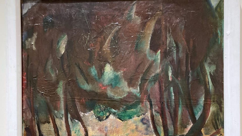 Georges Kars, 'Les arbres sur la côte', 1920 | Photo: Anna Kubišta, Radio Prague Int. Georges Kars, 'Les arbres sur la côte', 1920 | Photo: Anna Kubišta, Radio Prague Int.