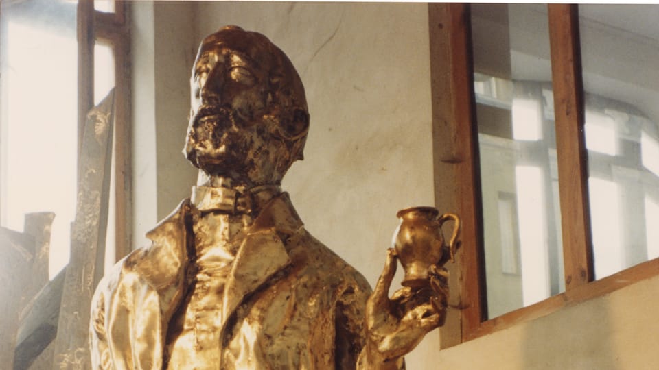 Statue de John Frazier | Photo: Courtesy of the Carlsbad City Library Carlsbad History Collection Statue de John Frazier | Photo: Courtesy of the Carlsbad City Library Carlsbad History Collection