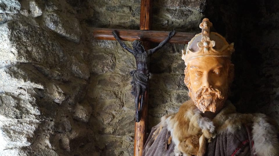 Venceslas de Luxembourg (Václav IV) y a été emprisonné par les Rosenberg | Photo: Miloš Turek, Radio Prague Int. Venceslas de Luxembourg (Václav IV) y a été emprisonné par les Rosenberg | Photo: Miloš Turek, Radio Prague Int.