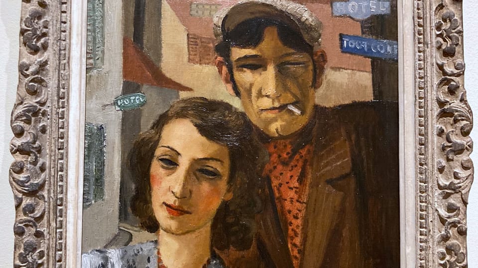 F. Z. Eberl, 'Kiki et Apache III', 1935 | Photo: Anna Kubišta, Radio Prague Int. F. Z. Eberl, 'Kiki et Apache III', 1935 | Photo: Anna Kubišta, Radio Prague Int.