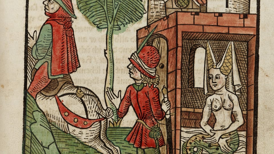 'La légende de Mélusine' | Photo: Bibliothèque scientifique d’Olomouc (VKOL) 'La légende de Mélusine' | Photo: Bibliothèque scientifique d’Olomouc (VKOL)
