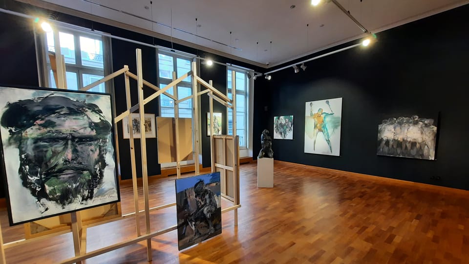 L’exposition Exils | Photo: Adéla Sundby, Centre tchèque de Paris L’exposition Exils | Photo: Adéla Sundby, Centre tchèque de Paris