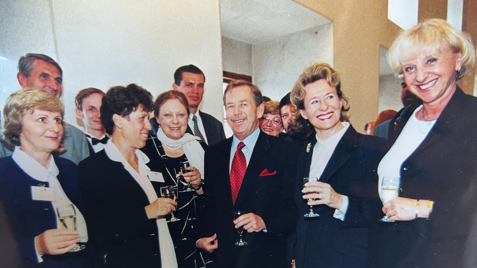 Visite de l'ancien président Václav Havel à Paris | Photo: Archives de Kamila Leclerc Visite de l'ancien président Václav Havel à Paris | Photo: Archives de Kamila Leclerc