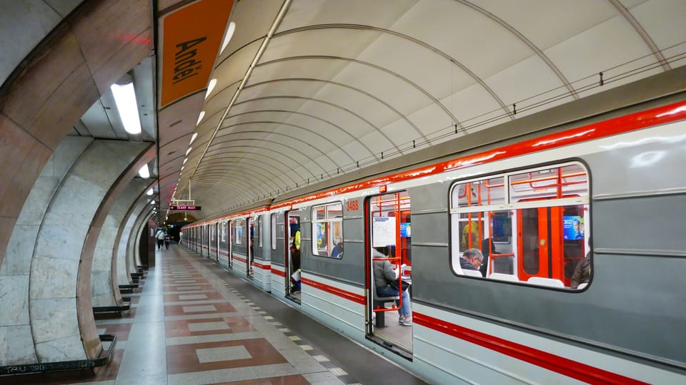 La station de métro Anděl | Photo: Paul-Henri Perrain,  Radio Prague Int.