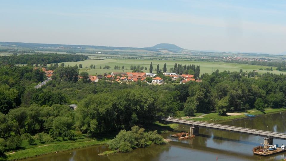 La vue sur la colline de Říp, photo: Magdalena Kašubová La vue sur la colline de Říp, photo: Magdalena Kašubová