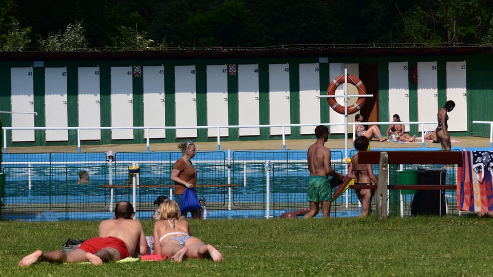 La piscine dans la vallée de Divoká Šárka, photo: Ondřej Tomšů La piscine dans la vallée de Divoká Šárka, photo: Ondřej Tomšů