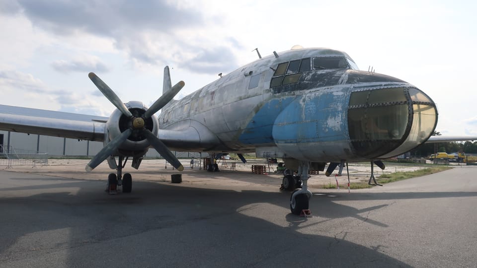 Avion de surveillance aérienne Avia Av-14FG | Photo: Štěpánka Budková, Radio Prague Int. Avion de surveillance aérienne Avia Av-14FG | Photo: Štěpánka Budková, Radio Prague Int.