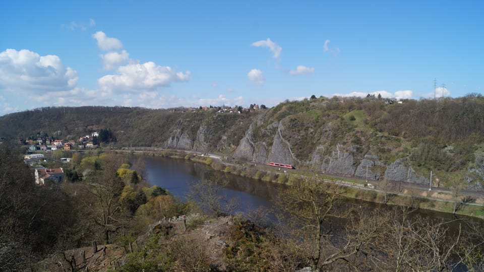 Sedlec et les rochers schisteux de Sedlec | Photo: Miloš Turek,  Radio Prague Int.