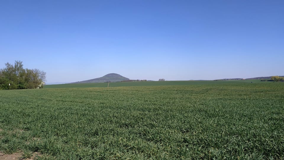 Le mont Říp, photo: Bohumil Šimčík Le mont Říp, photo: Bohumil Šimčík