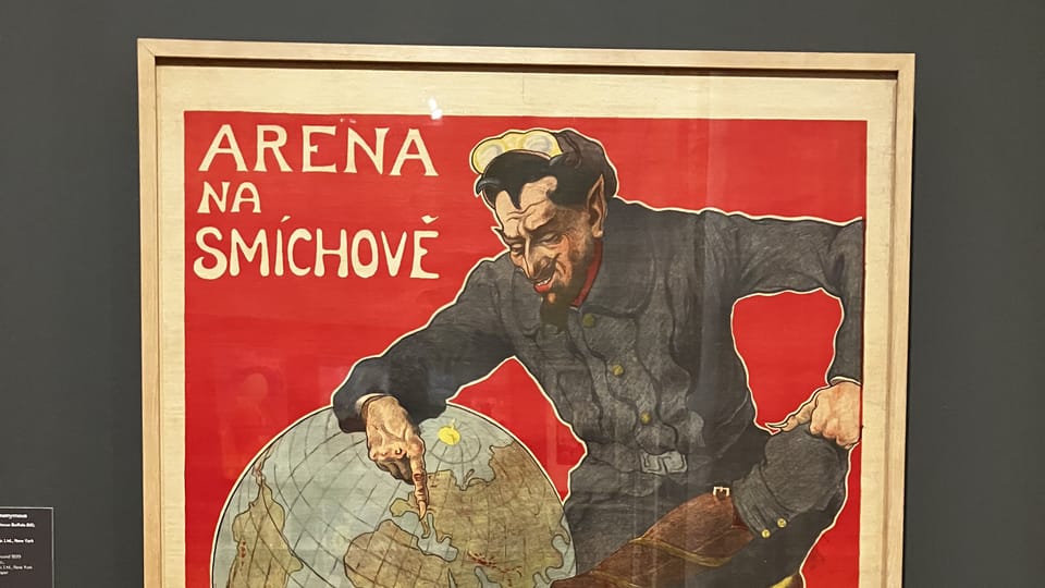 L’exposition 'La langue de l’affiche, 1890-1938' | Photo: Tom McEnchroe, Radio Prague Int. L’exposition 'La langue de l’affiche, 1890-1938' | Photo: Tom McEnchroe, Radio Prague Int.