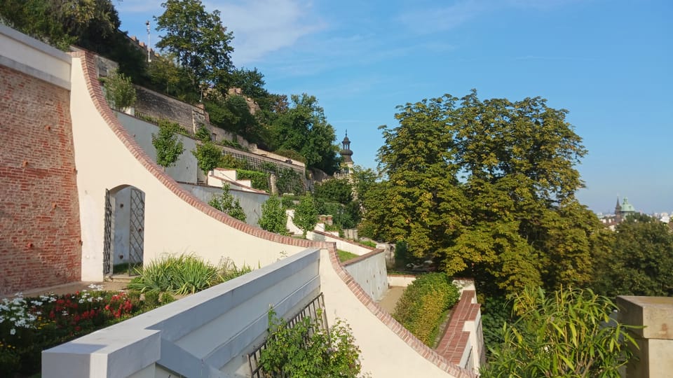 Les terrasses de jardin Petit Pálffy depuis du jardin Ledebour  | Photo: Lenka Žižková,  Radio Prague Int.