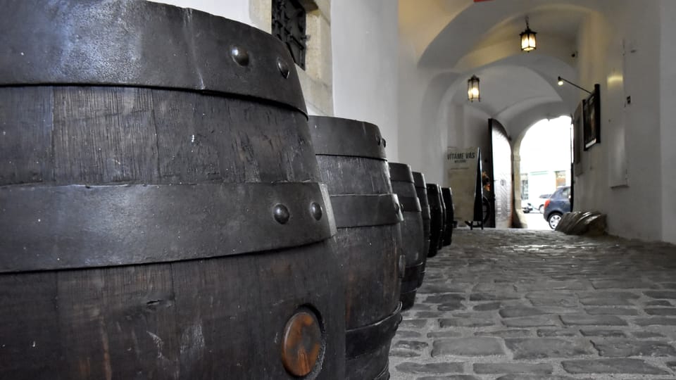 Musée de la bière | Photo: Ondřej Tomšů, Radio Prague Int. Musée de la bière | Photo: Ondřej Tomšů, Radio Prague Int.