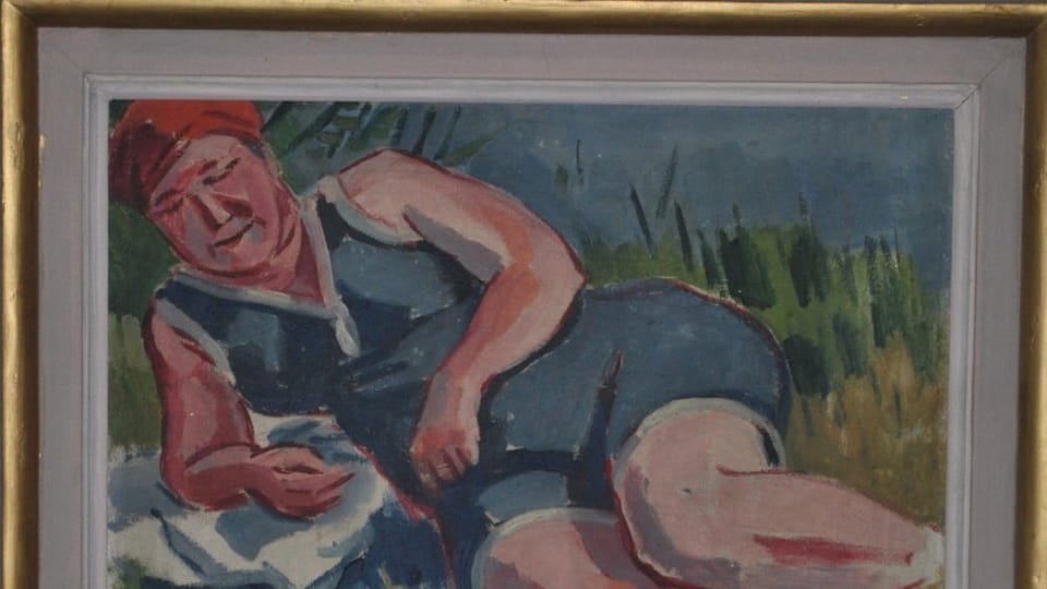 Václav Špála,  'Au bord de l'eau',  1919 | Photo: e-Sbírky,  Musée national/Galerie de Klatovy,  CC BY-NC-SA 4.0 DEED
