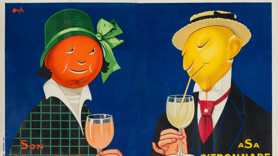 Marcellin Auzolle,  'Pierjac. Son Orangeade. Sa Citronnade',  1932 | Photo: Musée des arts décoratifs de Prague