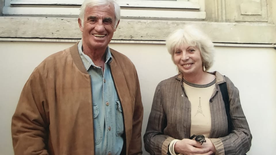 Dana Jirovec avec Jean-Paul Belmondo | Photo: Archives d’Ivana Jírovec