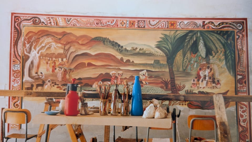 Une fresque de Štěpán Zavřel | Photo: Archives de Marie Dufková Une fresque de Štěpán Zavřel | Photo: Archives de Marie Dufková
