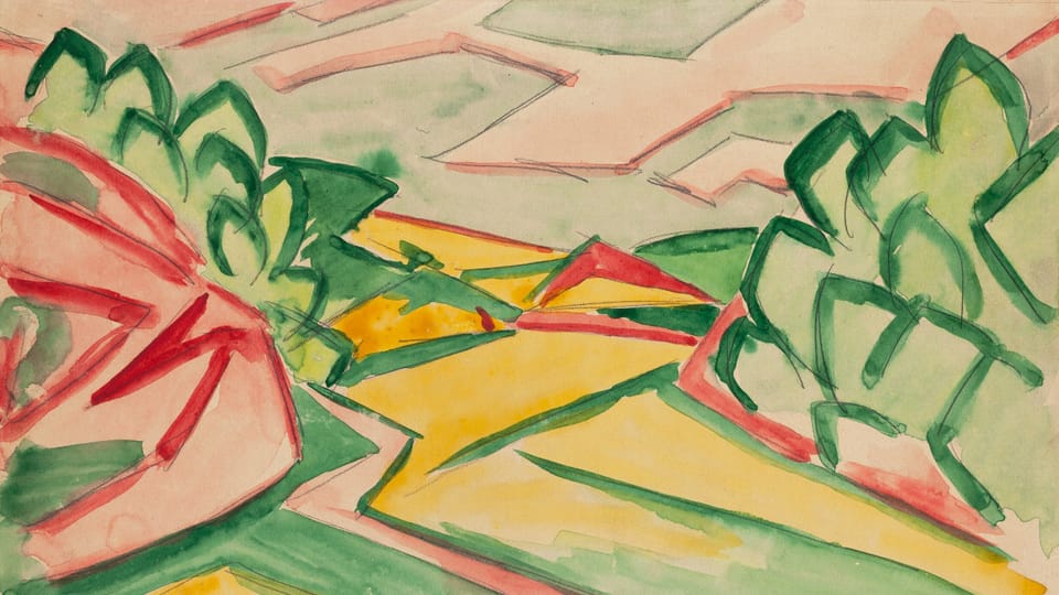 Václav Špála,  'La vallée Prokopské',  1913 | Photo: Galerie nationale de Prague
