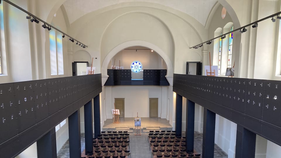 La synagogue de Žatec | Photo: Anna Kubišta, Radio Prague Int. La synagogue de Žatec | Photo: Anna Kubišta, Radio Prague Int.
