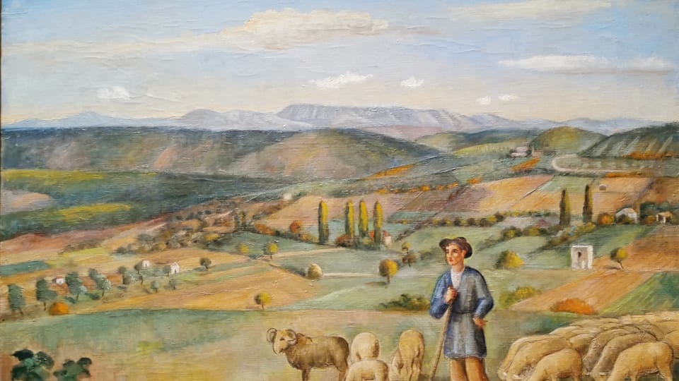 Othon Coubine, 'Le paysage en Provence' | Photo: Petr Lukeš, Radio Prague Int. Othon Coubine, 'Le paysage en Provence' | Photo: Petr Lukeš, Radio Prague Int.