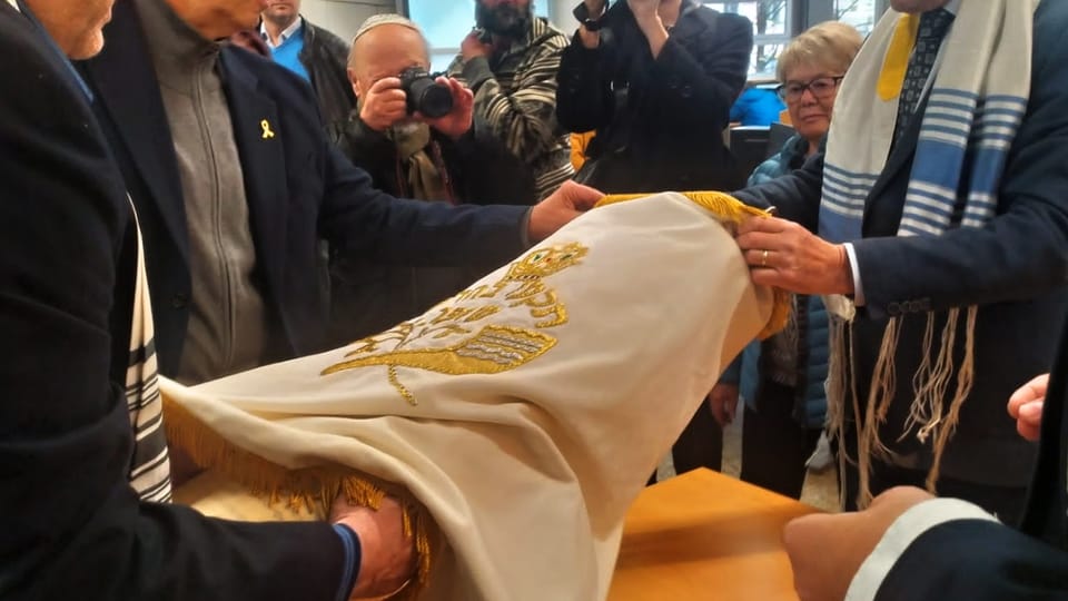 Le rare rouleau de la Torah à Liberec | Photo: Jana Pavlíčková, ČRo Le rare rouleau de la Torah à Liberec | Photo: Jana Pavlíčková, ČRo
