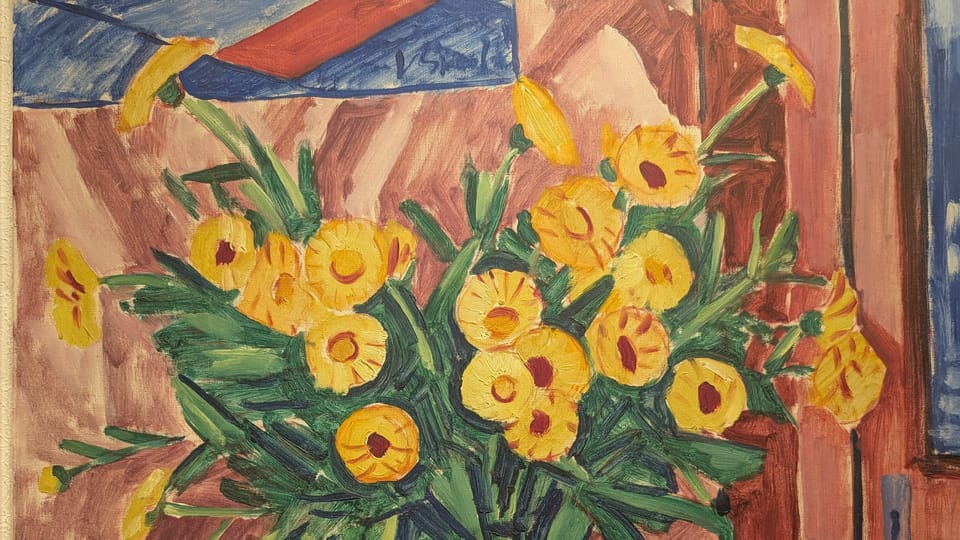 Václav Špála : Les fleurs | Photo: Magdalena Hrozínková,  Radio Prague Int.