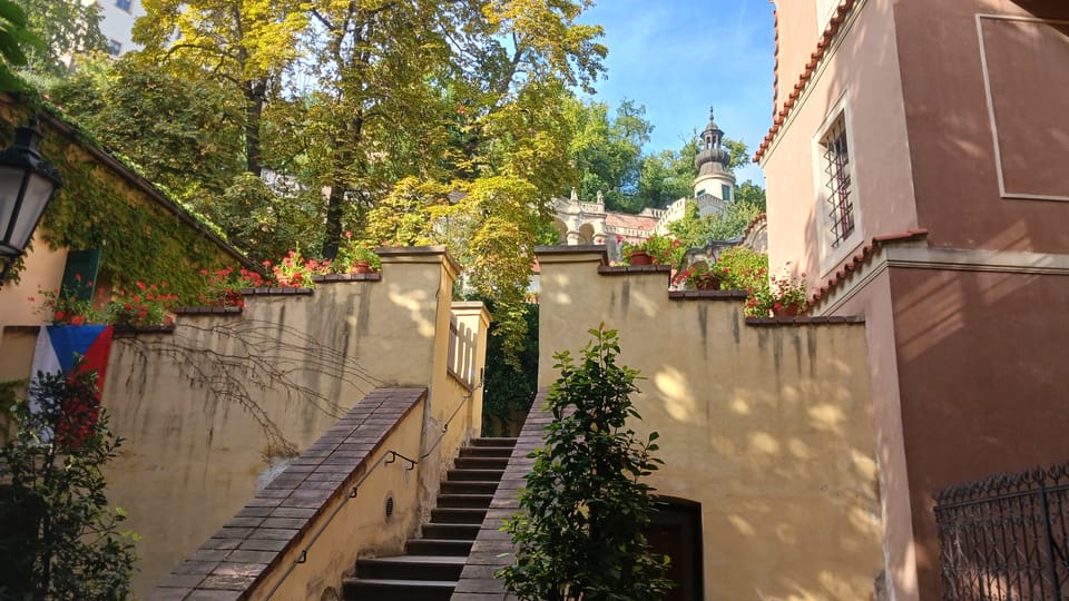 L’entrée aux jardins du Château de Prague | Photo: Lenka Žižková,  Radio Prague Int.