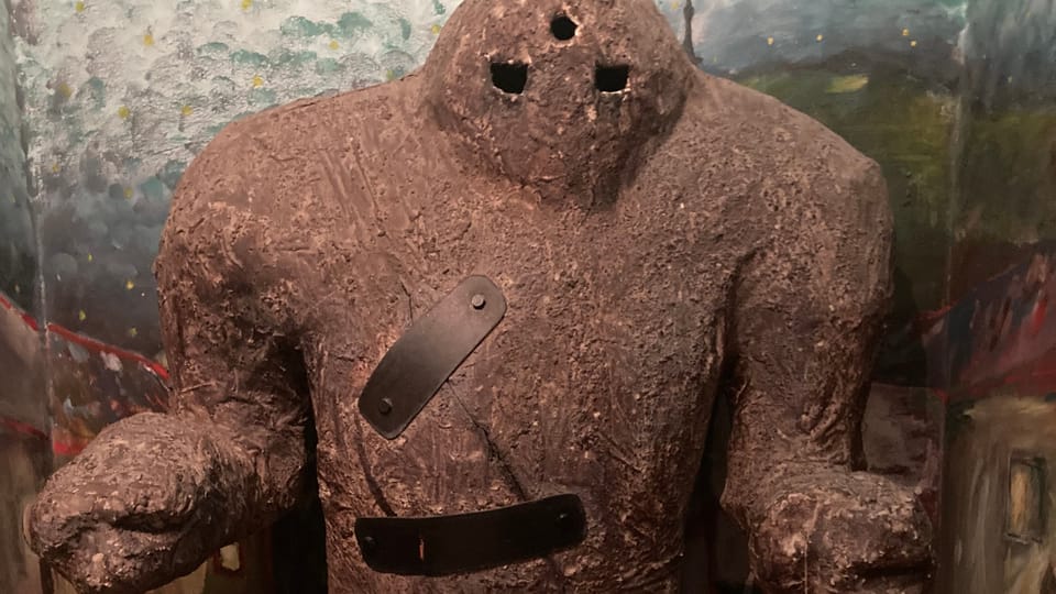 À Košice on trouve même des traces de monstres sacrés pragois comme le Golem et Jára Cimrman | Photo: Alexis Rosenzweig, Radio Prague Int. À Košice on trouve même des traces de monstres sacrés pragois comme le Golem et Jára Cimrman | Photo: Alexis Rosenzweig, Radio Prague Int.