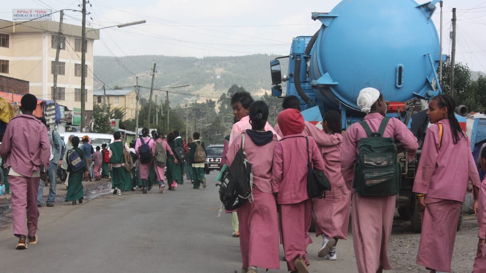 Les écoliers à Addis Abeba Les écoliers à Addis Abeba