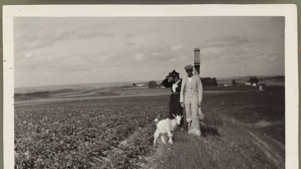 Suzanne Renaud et Bohuslav Reynek à Petrkov | Photo: Lucie Tučková/Archives de la famille Reynek