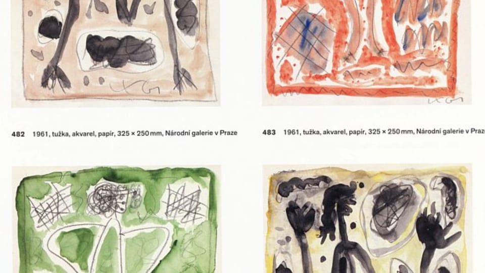 1961, crayon, aquarelle, NG Prague 1961, crayon, aquarelle, NG Prague