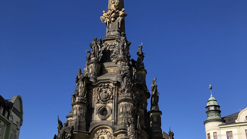 La colonne de la Sainte-Trinité | Photo: Amelia Mola-Schmidt, Radio Prague Int. La colonne de la Sainte-Trinité | Photo: Amelia Mola-Schmidt, Radio Prague Int.