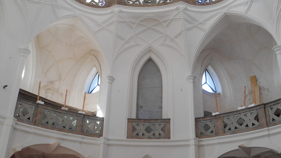 L’église Saint-Jean-Népomucène à Zelená Hora | Photo: Magdalena Kašubová,  Radio Prague Int.