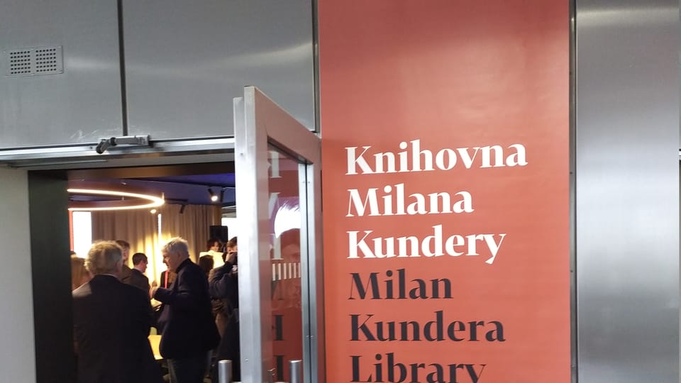 Bibliothèque Milan Kundera | Photo: Magdalena Hrozínková, Radio Prague Int. Bibliothèque Milan Kundera | Photo: Magdalena Hrozínková, Radio Prague Int.