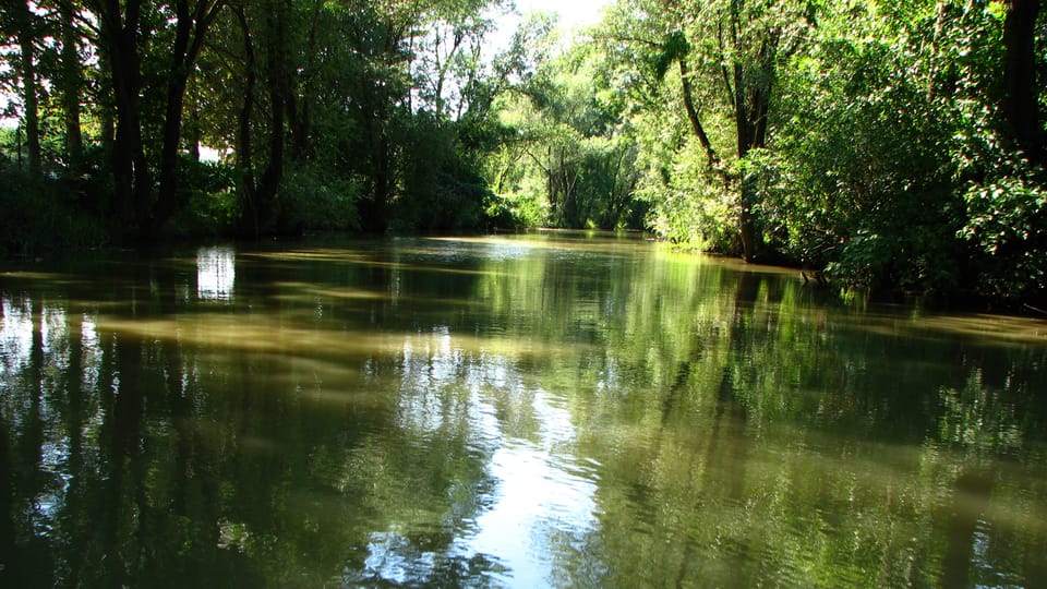 Le canal Baťa, photo: Štěpánka Budková Le canal Baťa, photo: Štěpánka Budková